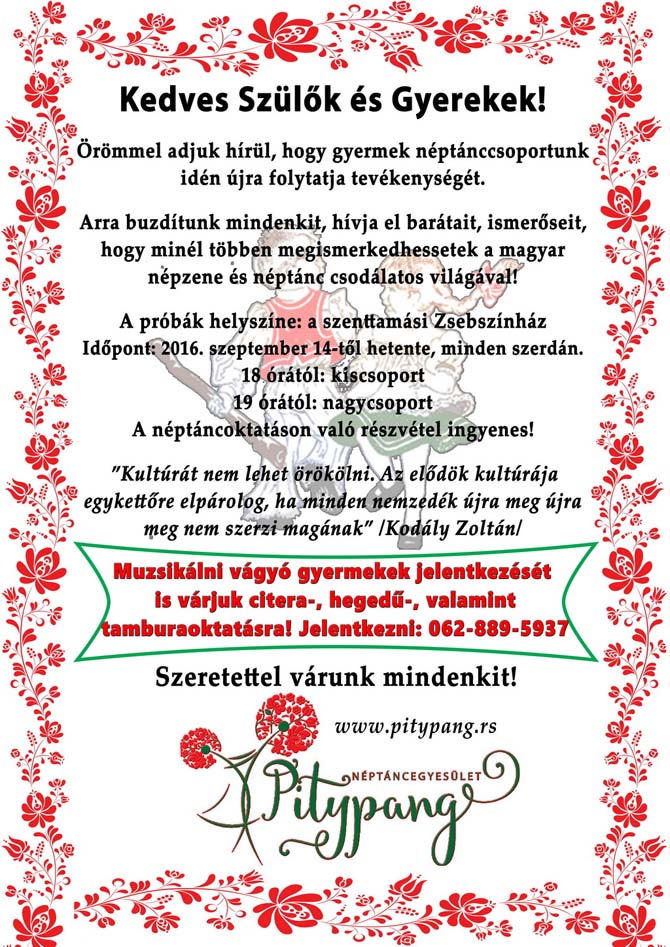plakát felhívás